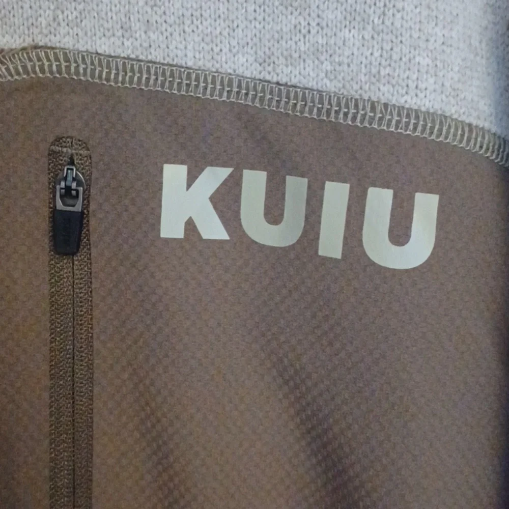KUIU Base Camp High Loft Sweater Fleece Half Zip Pullover SZ XXL Tan Brown NEW_6